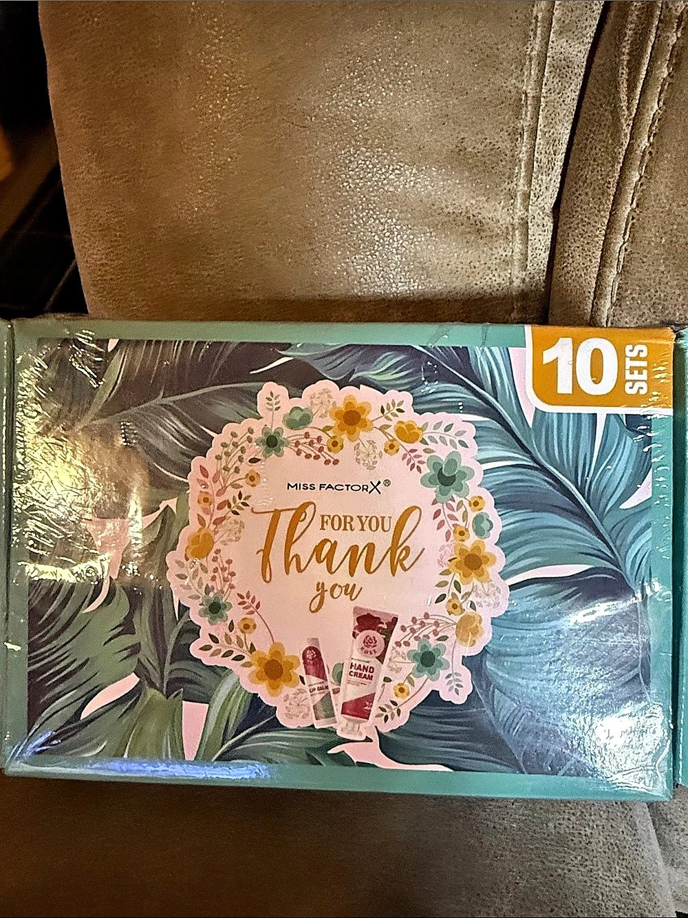 Miss FactorX For You Thank You 10 Series Floral Hand Cream & Lip Balm Gift Set